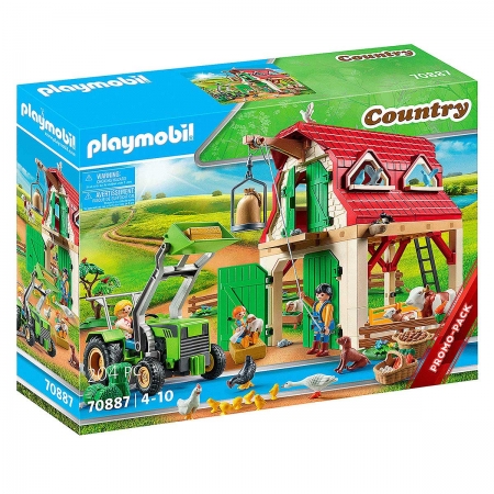 Playmobil - Fazenda com Animais Pequenos - Country - 70887