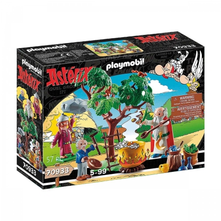 Playmobil - Getafix com o Caldeirão da Poção Mágica - Asterix - 70933