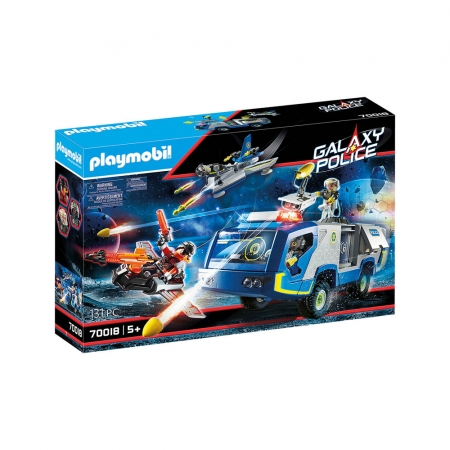 Playmobil - Polícia Galáctica com Caminhão - Galaxy Police - 70018