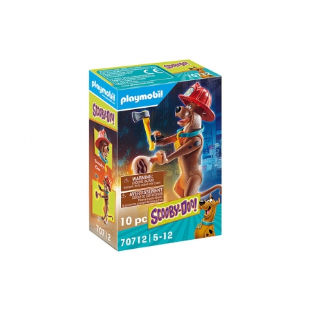 Playmobil - Scooby-Doo! Figura Colecionável Bombeiro