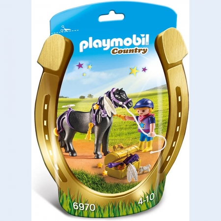 Playmobil - Soft Bag Poneys - Poney Borboleta