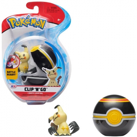 Pokémon - Clip De Pokébola - Mimikyu + Luxury Ball