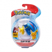 Pokémon - Clip De Pokébola - Pikachu + Great Ball