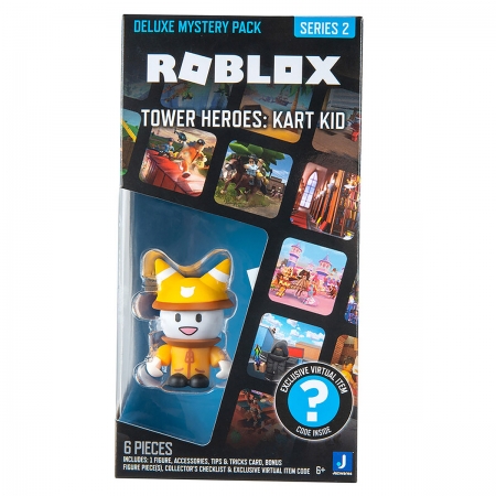 Roblox - Boneco Deluxe de 7cm - Tower Heroes: Kart Kid