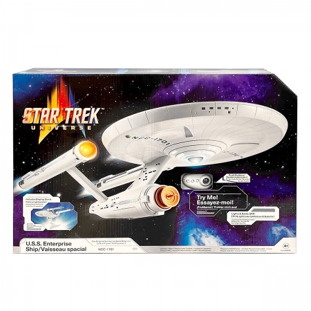 Star Trek  Nave Espacial Com Luz e Som - Enterprise