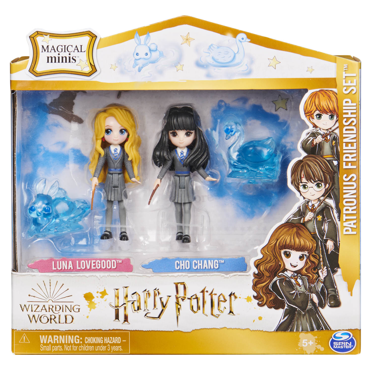 Amigos Mágicos com Patronos Luna e Cho - Harry Potter