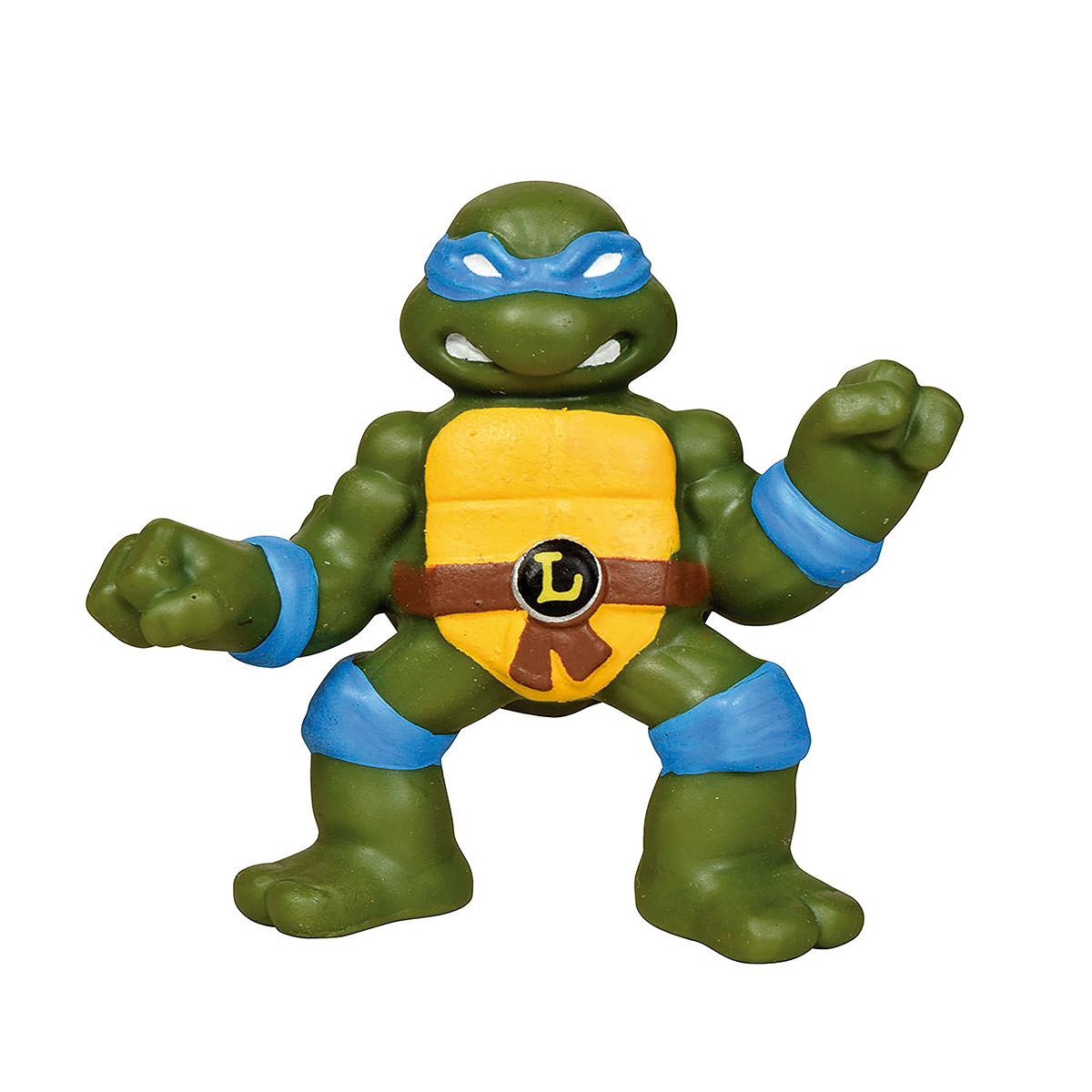 As Tartarugas Ninja - Mini Boneco Elástico Leonardo de 6cm