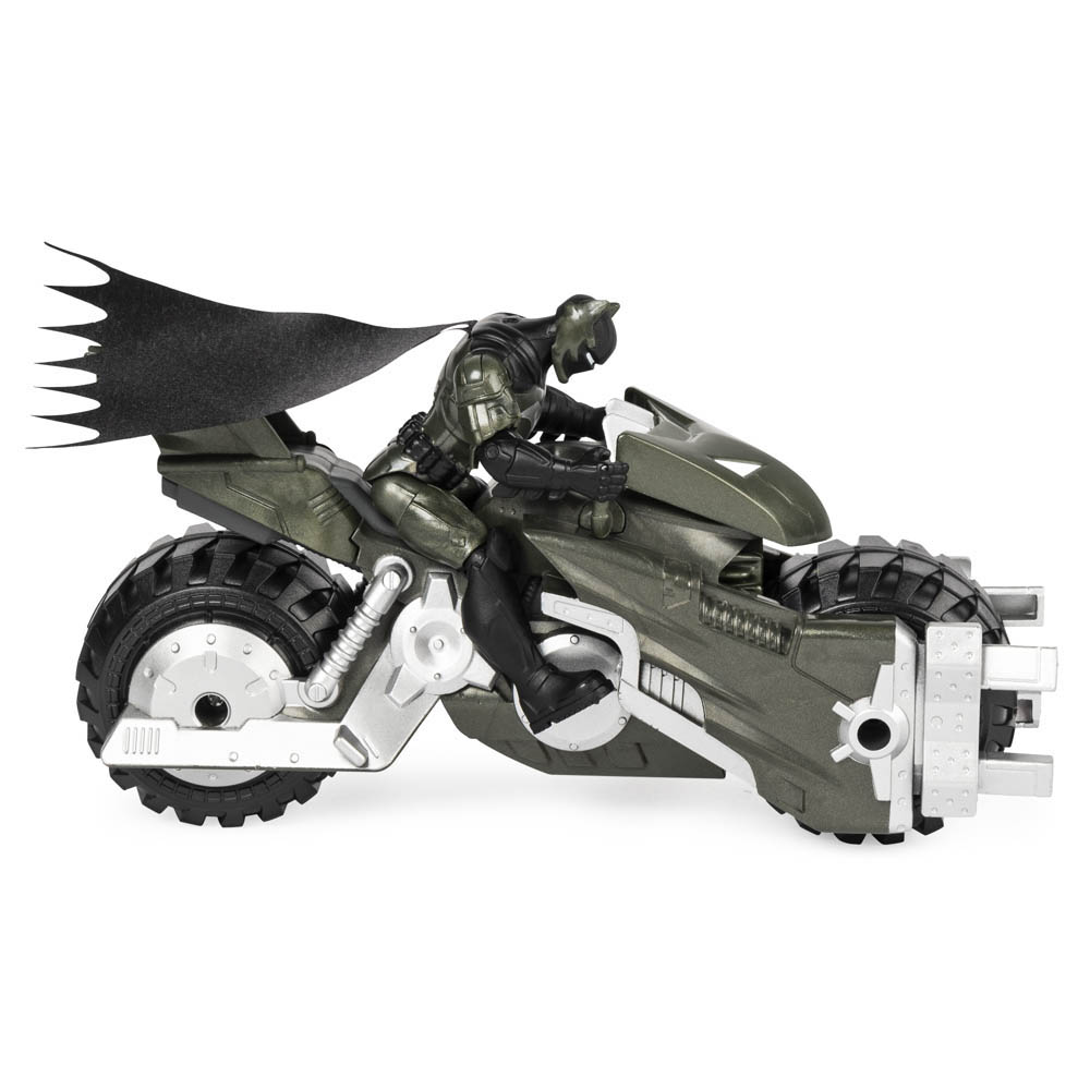 Batman - Veículo Batciclo Com Figura