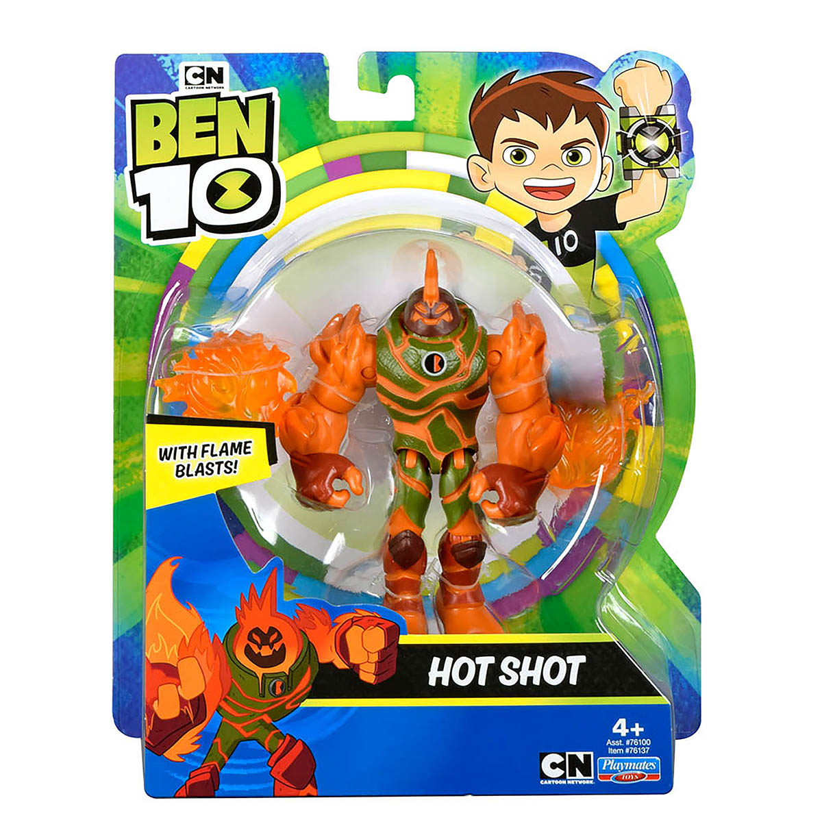 Ben 10 - Figura 10 Cm - Hot Shot