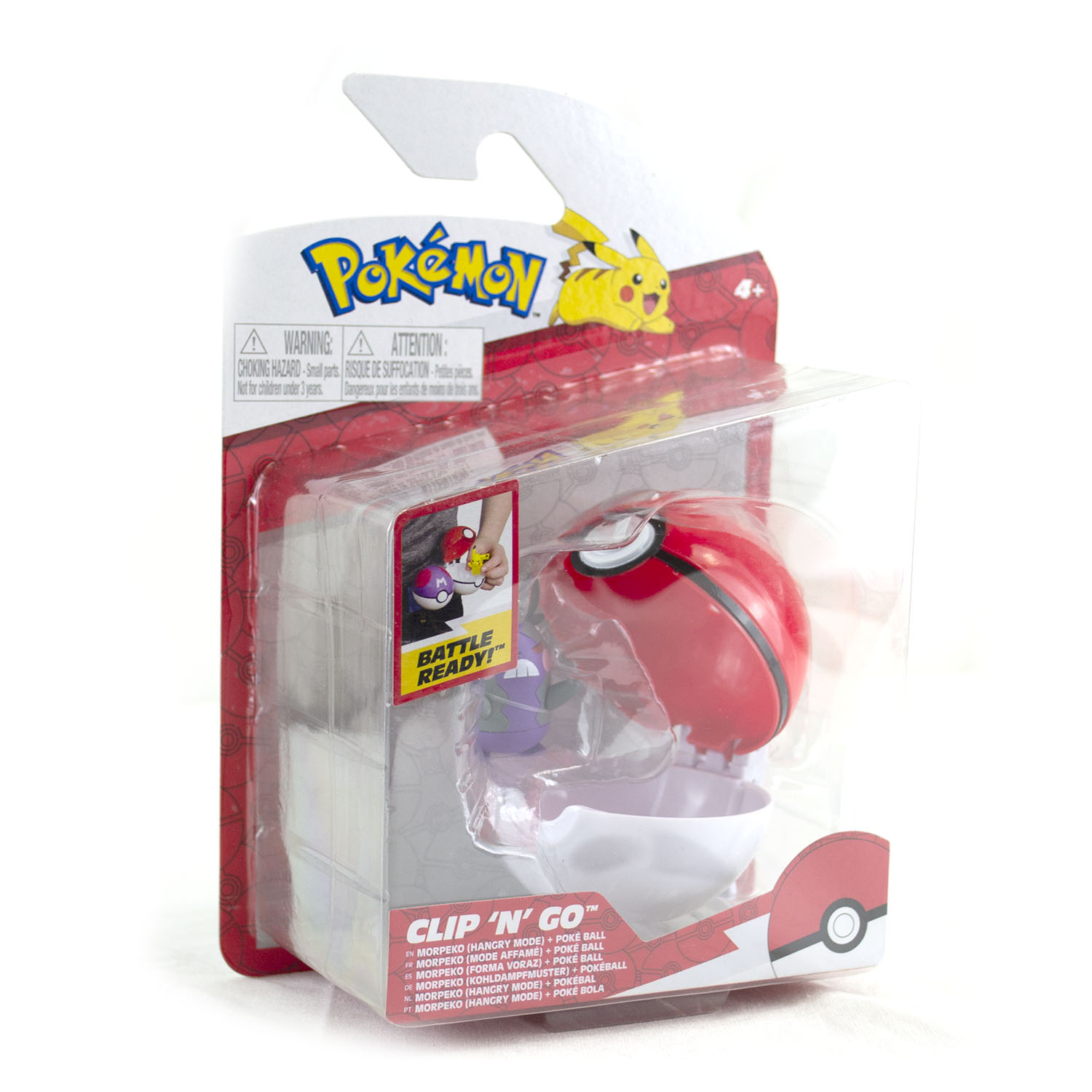 Boneco Pokémon Morpeko Hangry Mode + Pokebola Poke Ball