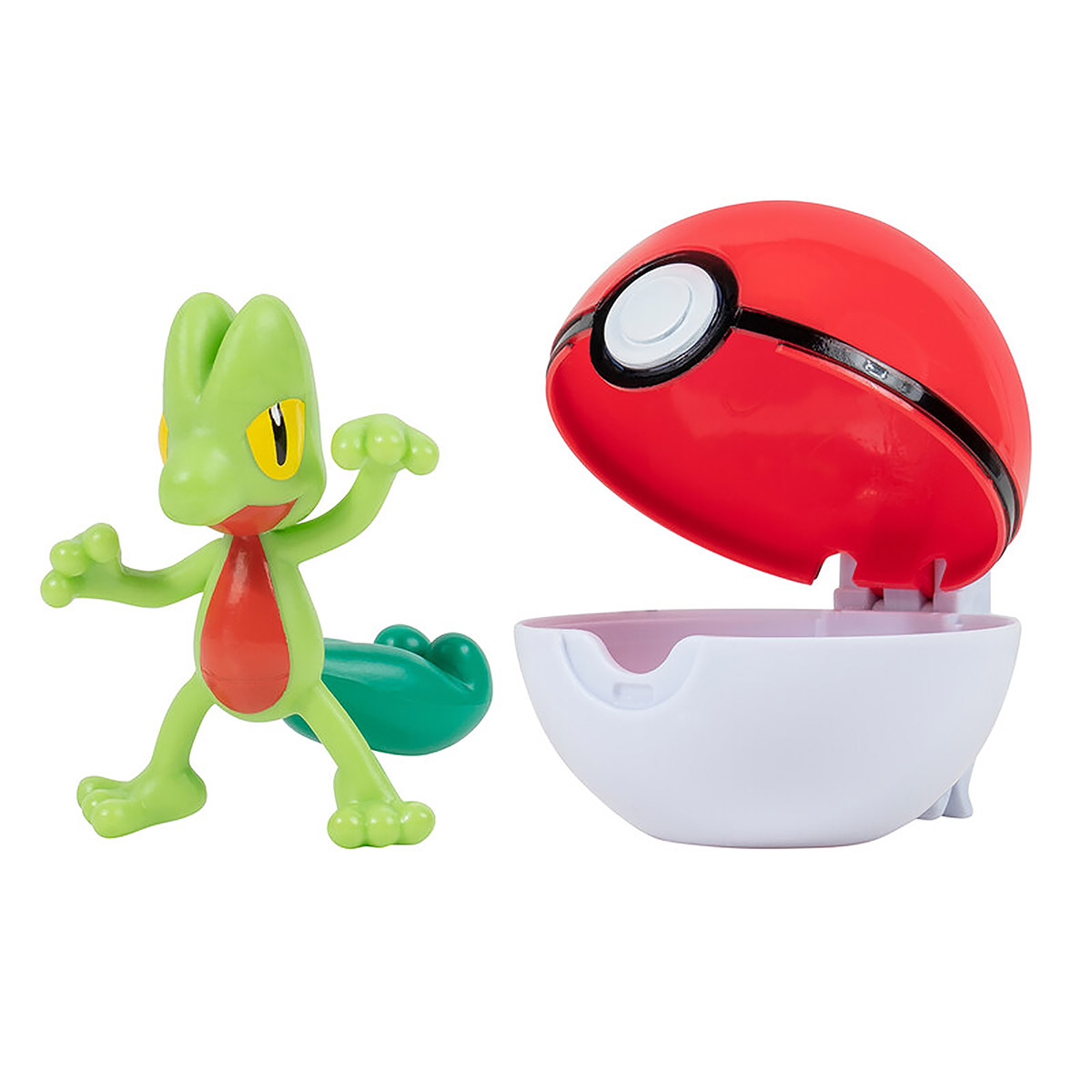 Boneco Pokémon Treecko + Poke Ball