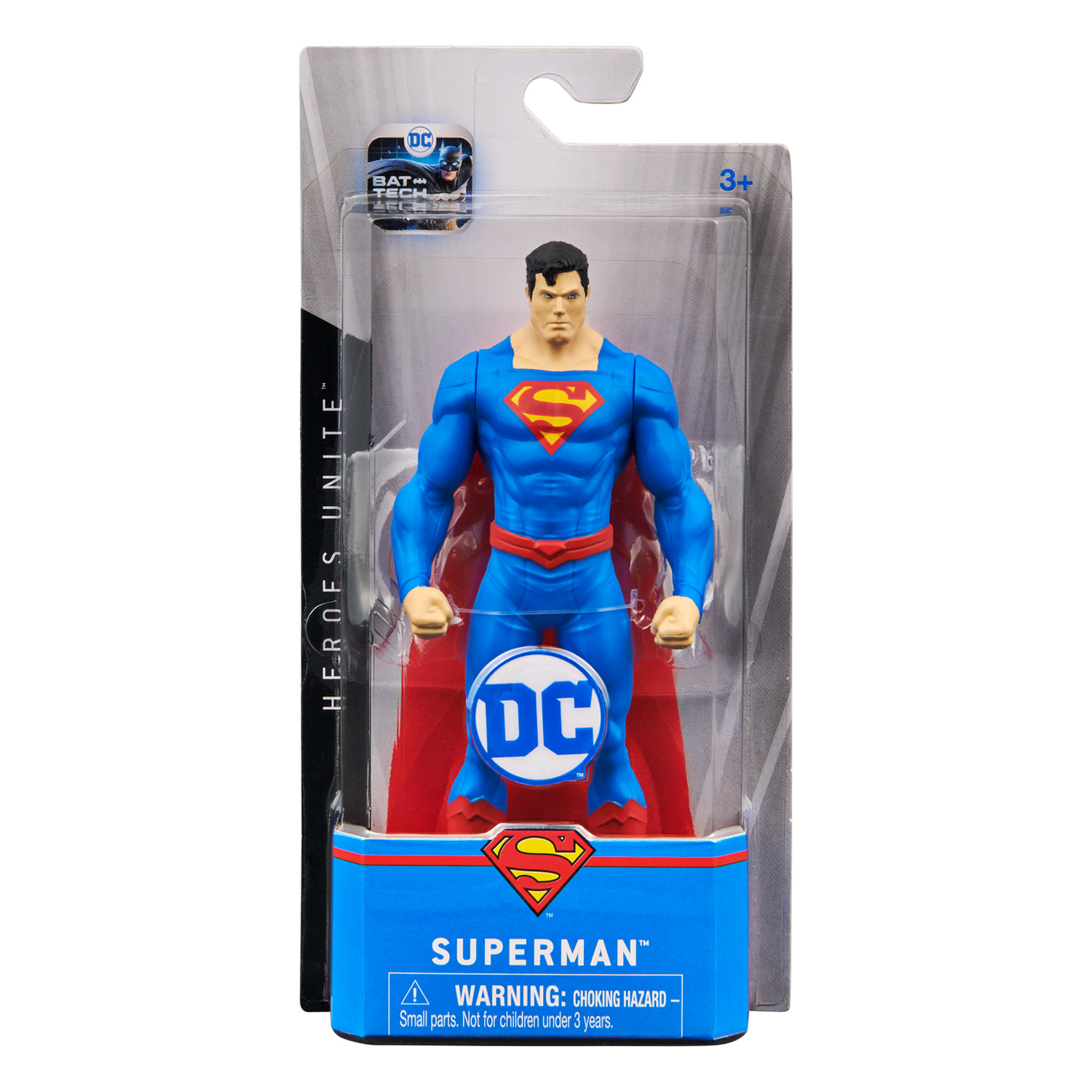 Boneco Superman de 15cm - DC - Sunny Brinquedos