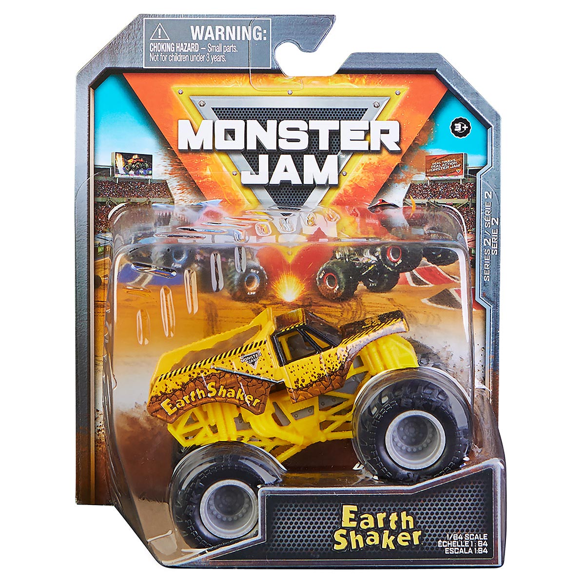 Carrinho Monster Jam - Escala 1:64 - Earth Shaker Legacy