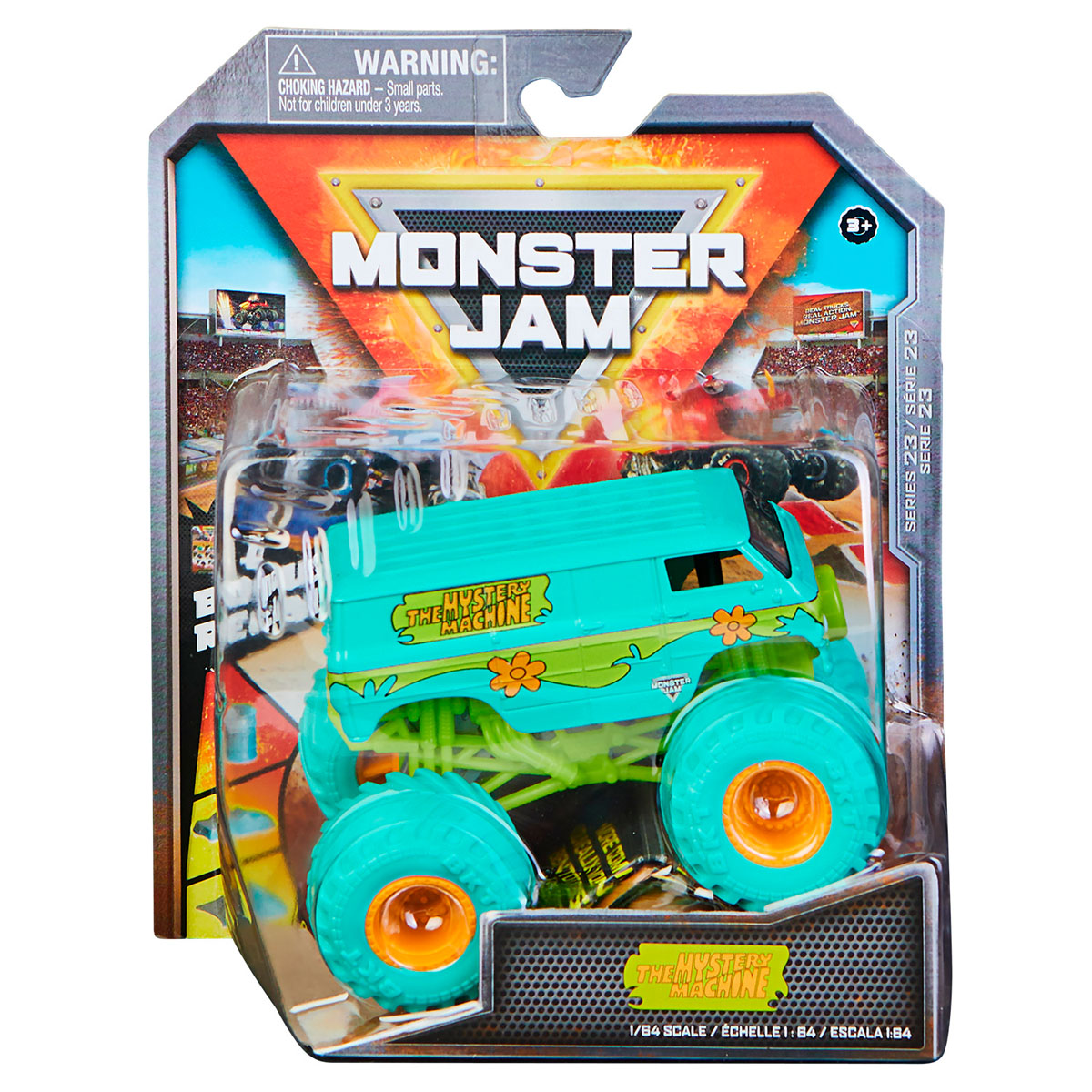 Carrinho Monster Jam - Escala 1:64 - Máquina de Mistério