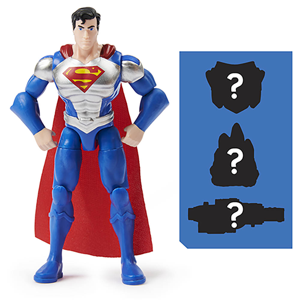 DC - Figuras de 10 cm - Superman Com Armadura