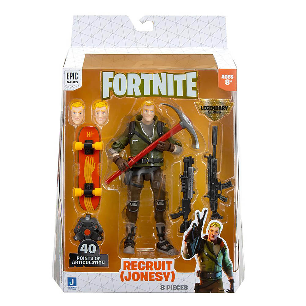 Fortnite - Legendários - Figuras 15 Cm - Recruit (Jonesy)