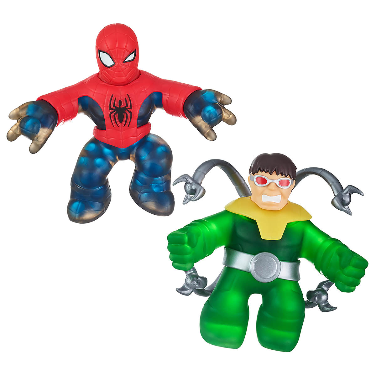 Goo Jit Zu - 2 Bonecos Elásticos- Homem Aranha e Dr. Octopus