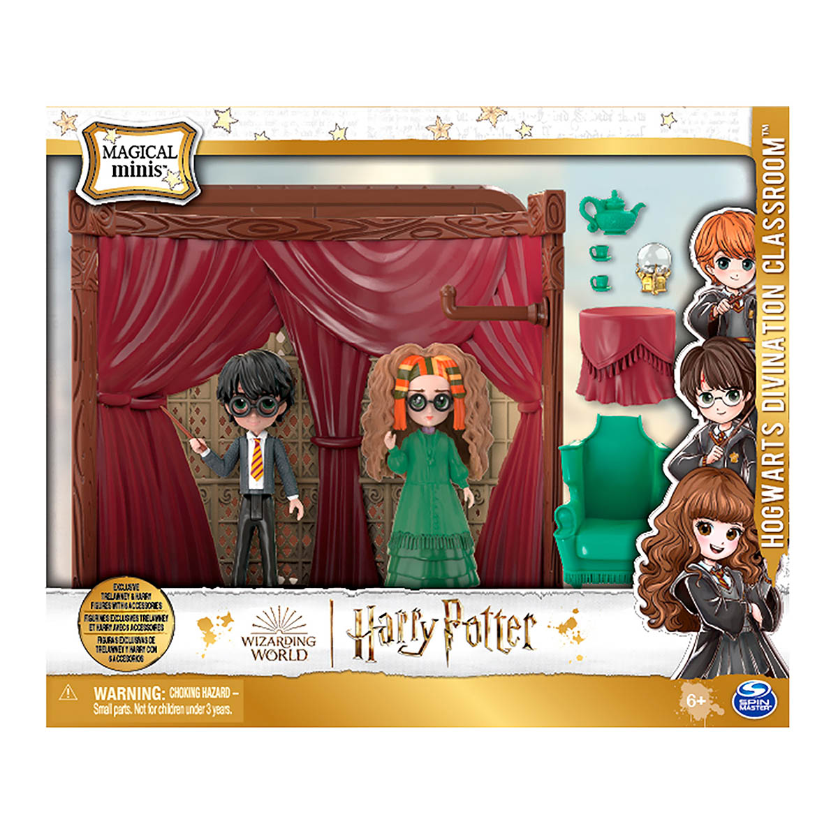 Harry Potter - Playset Sala de Adivinhação - Sibila e Harry
