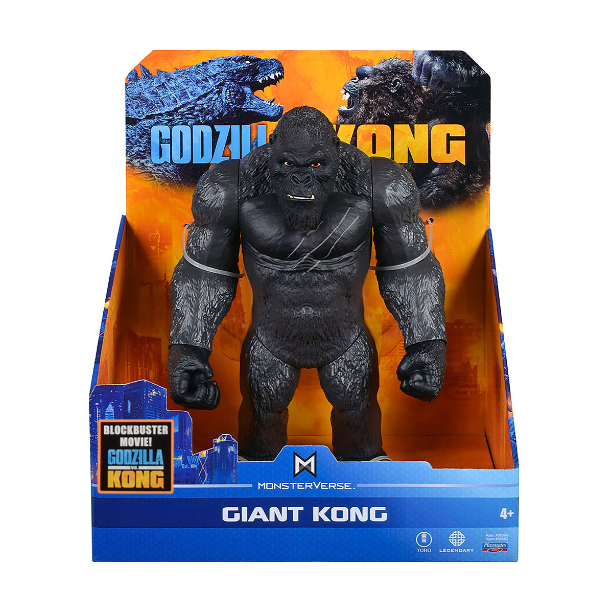 Kit 2 Bonecos 28Cm Giant Godzilla E Kong