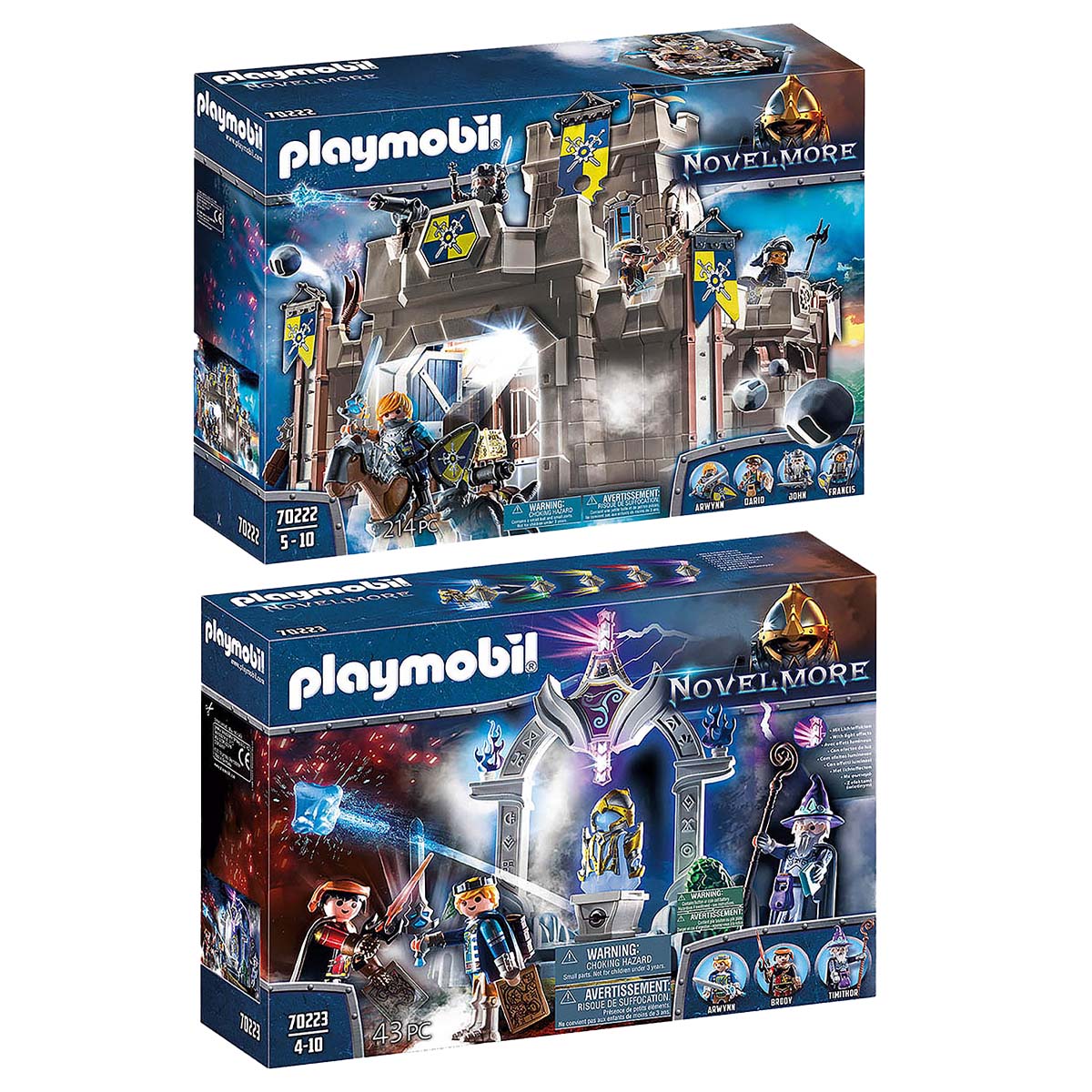 Kit 2 Playset Playmobil - Novelmore