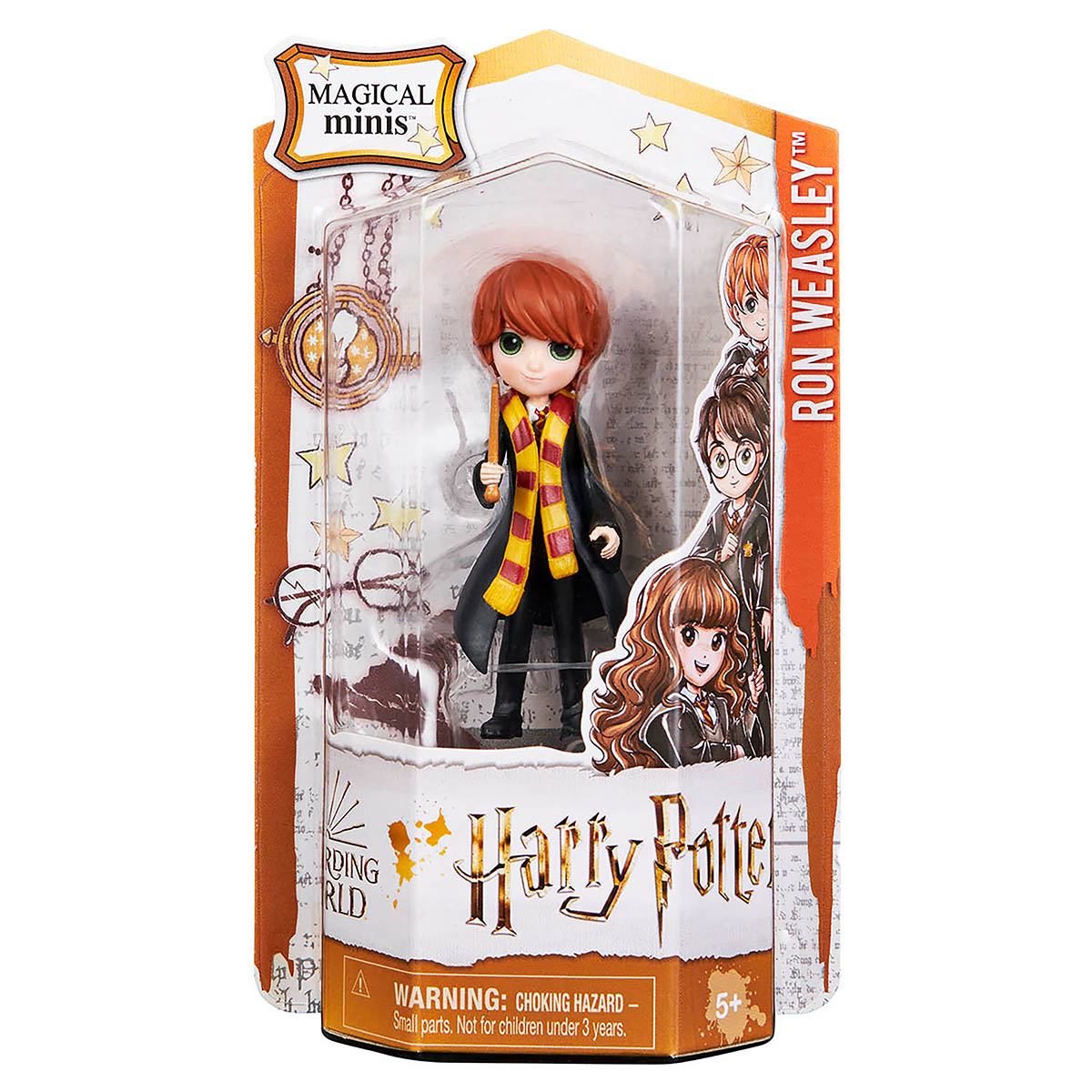 Kit 3 Bonecos 7Cm Harry Potter + Ron Weasley + Hermione Granger