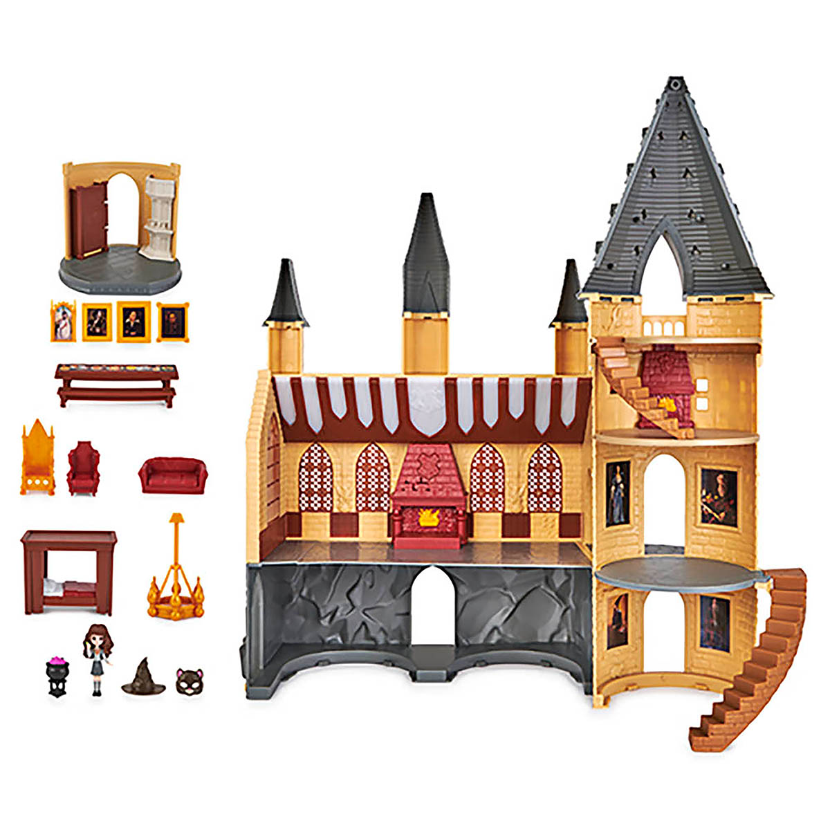 Kit 4 Harry Potter - Castelo, Salas De Poções, Feitiços, Cuidados Com Criaturas Mágicas,  Adivinhação