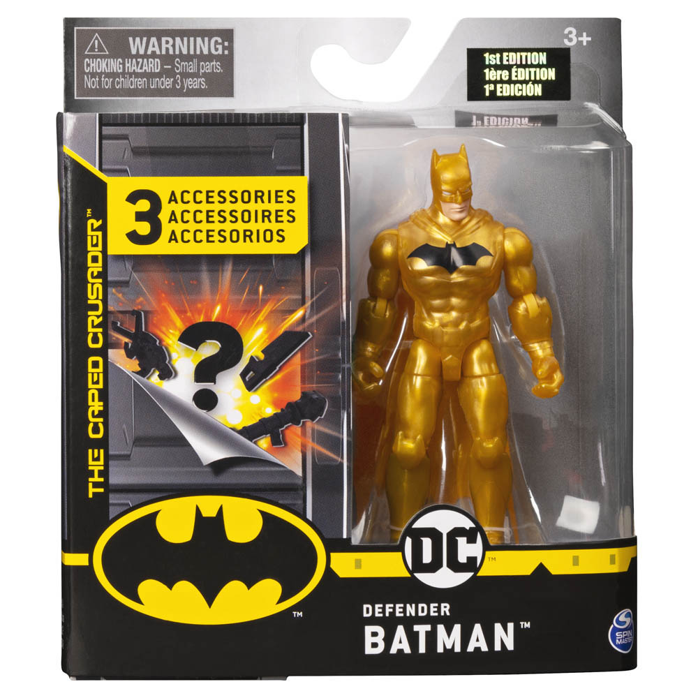 Kit Batman - Batmóvel + Figura Batman Defender