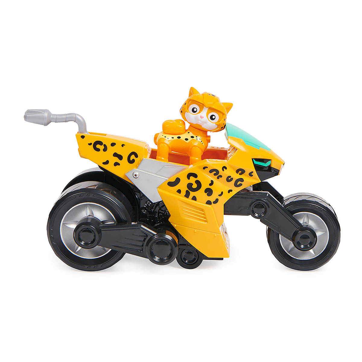 Patrulha Canina - Figura Wild de 7cm com Veículo - Cat Pack