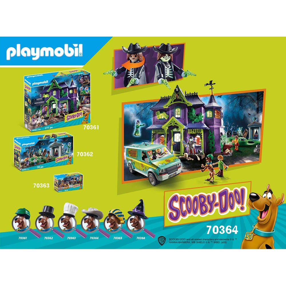 Playmobil - Aventura no Oeste Selvagem - Scooby-Doo! - 70364