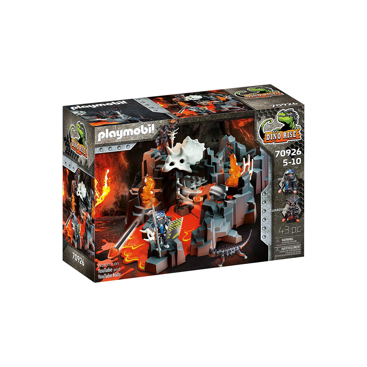Playmobil - Guardião da Mina de Lava - Dino Rise - 70926