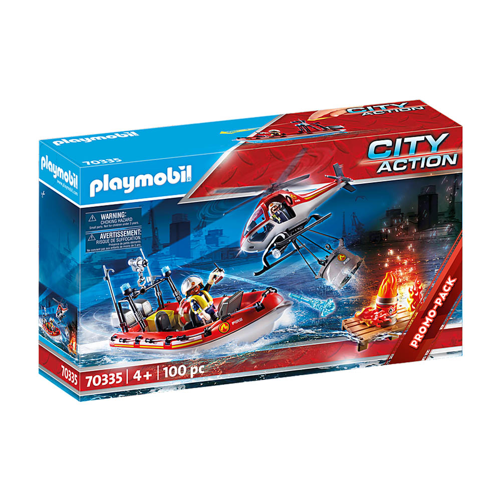 Playmobil - Missão Resgate de Bombeiros - City Action - 70335