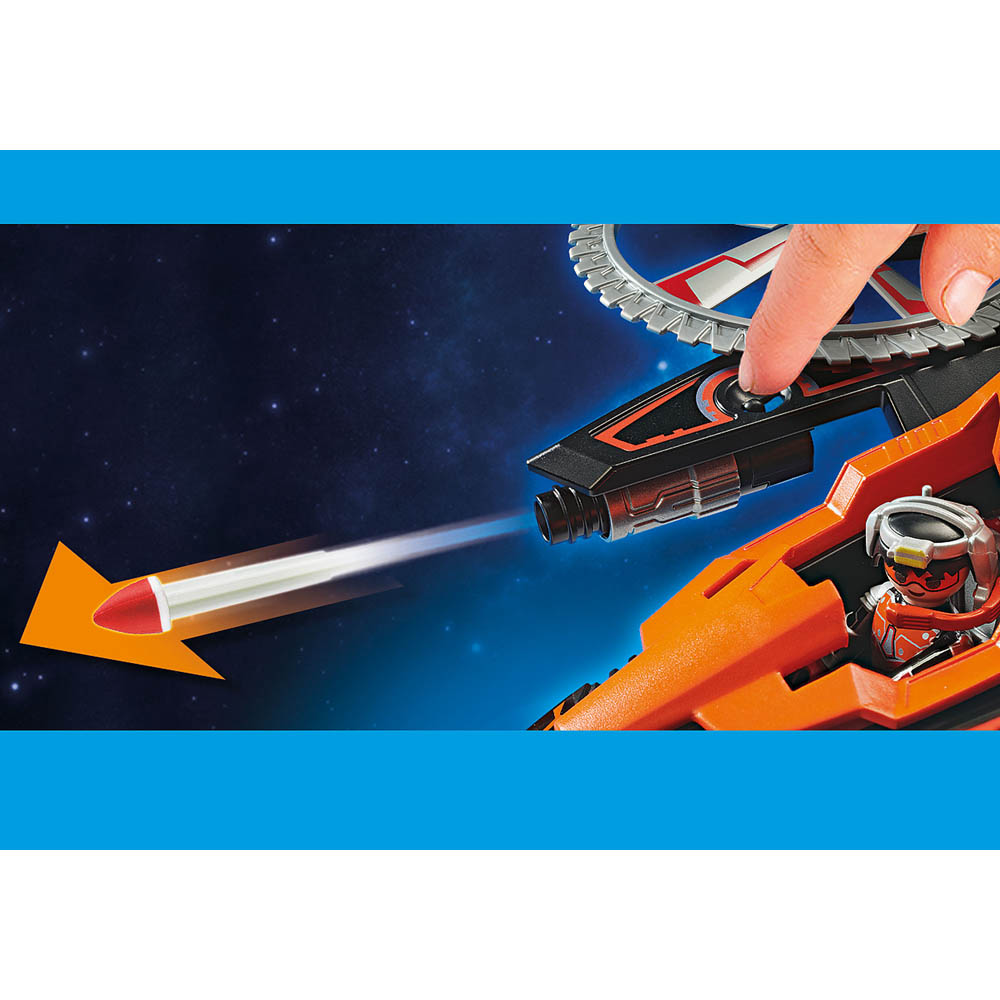 Playmobil - Piratas Galácticos Com Helicóptero
