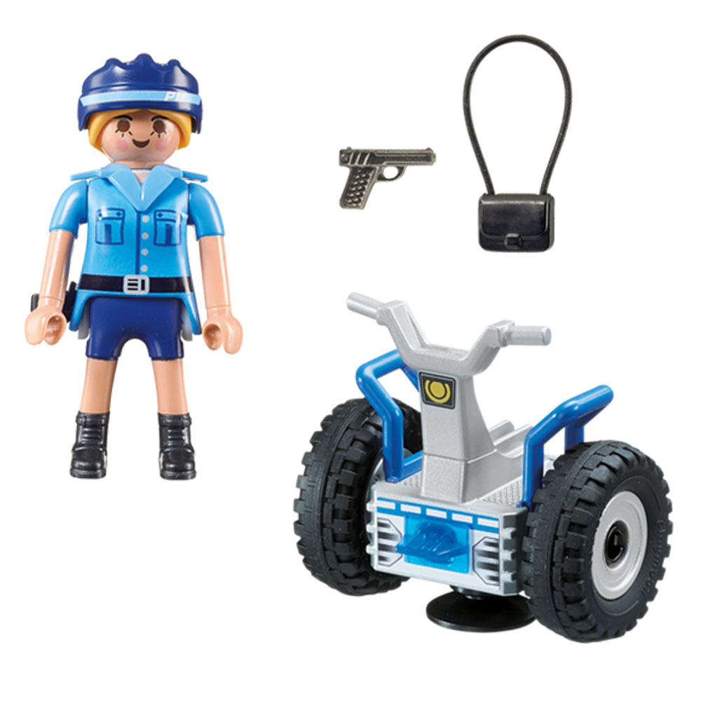 Playmobil - Polícia Feminina Com Segway