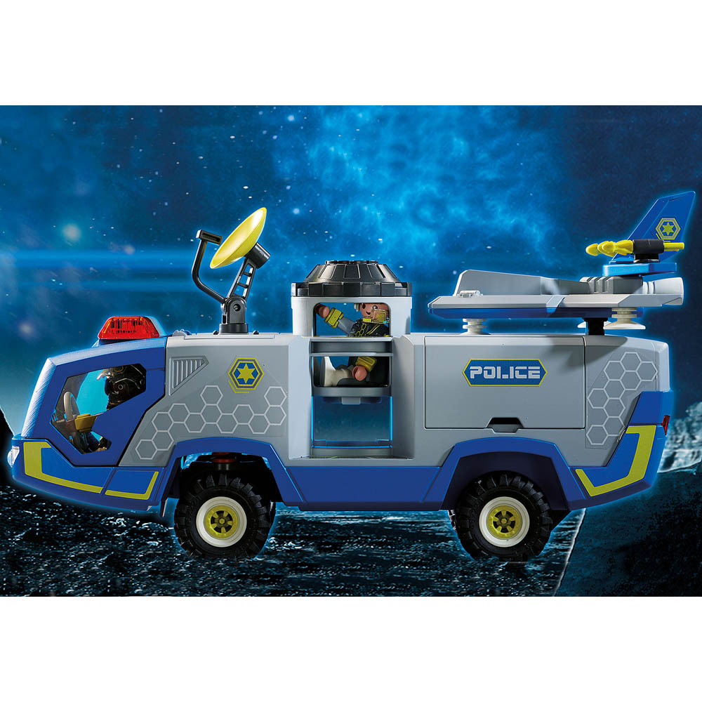 Playmobil - Polícia Galáctica com Caminhão - Galaxy Police - 70018