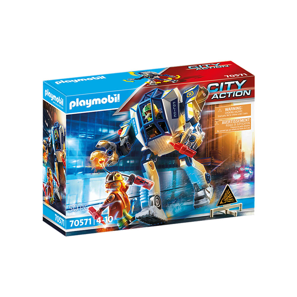 Playmobil - Robô De Operações Especiais Da Polícia