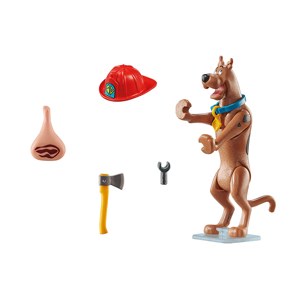 Playmobil - Scooby-Doo! Figura Colecionável Bombeiro