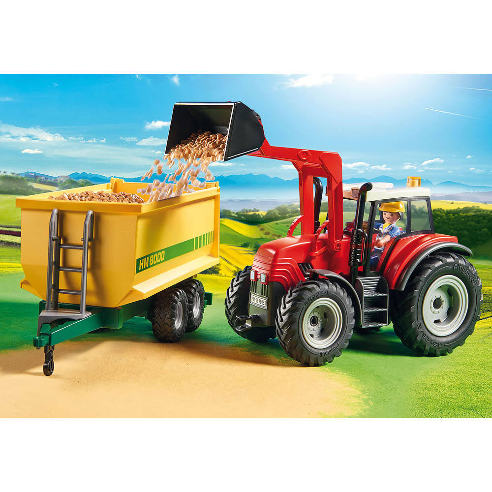 Playmobil - Trator com Reboque - Country - 70131