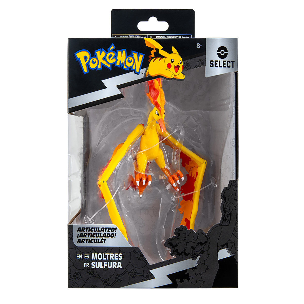 Pokemon - Figura de 15cm Articulada - Moltres