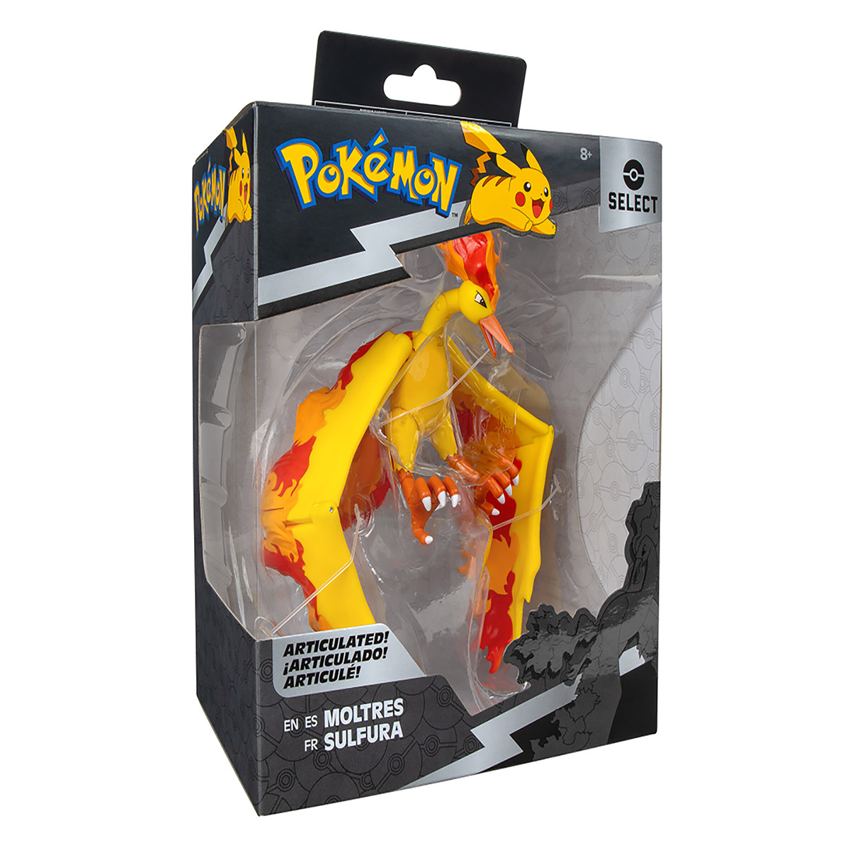 Pokemon - Figura de 15cm Articulada - Moltres