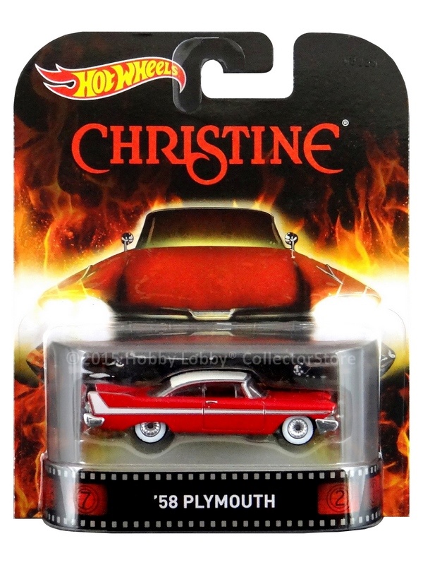 Hot Wheels - Retro Entertainment 2015 - Christine -  `58 Plymouth Belvedere  - Hobby Lobby CollectorStore