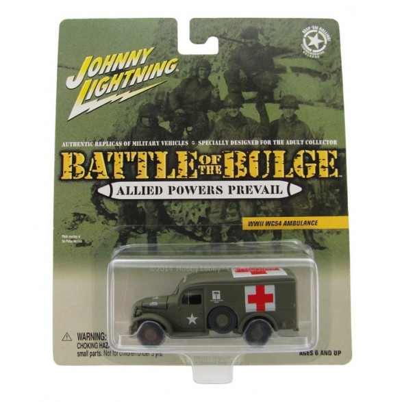 Johnny Lightning - Battle of the Bulge - WWII WC54 Ambulance - Hobby Lobby CollectorStore