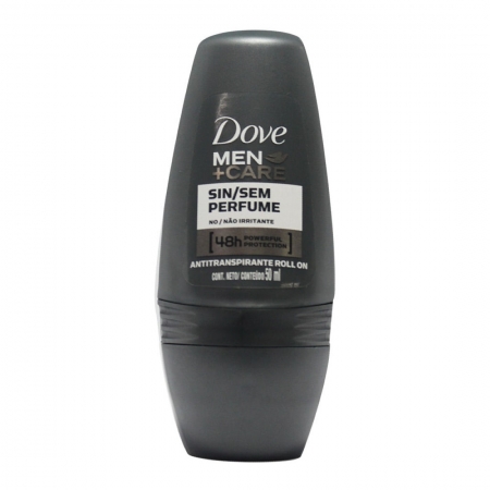 Desodorante Men+Care Roll-On Sem Perfume 50ml - Dove