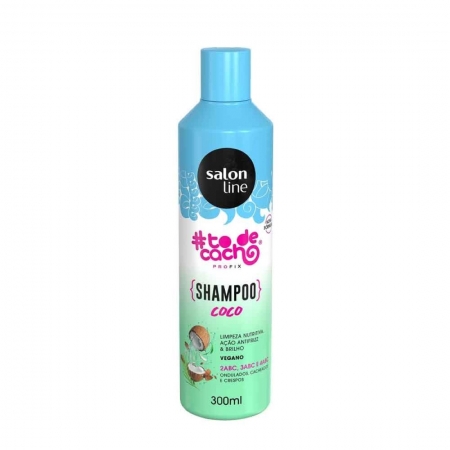 Shampoo de Coco Tratamento pra Conquistar #Todecacho 300ml - Salon Line