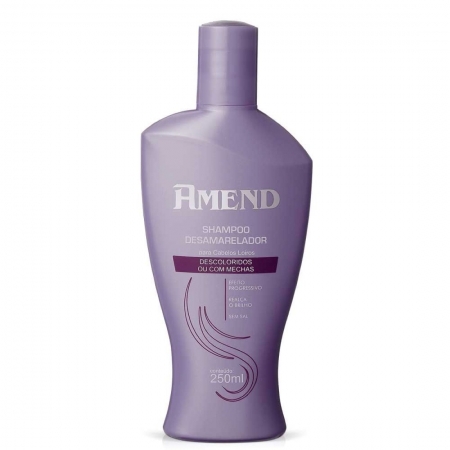 Shampoo Desamarelador Cabelos Descoloridos 250ml - Amend