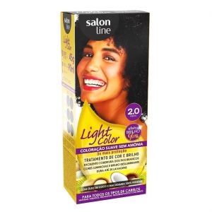 Coloração Light Color Efeito Gloss Preto 2.0 - Salon Line