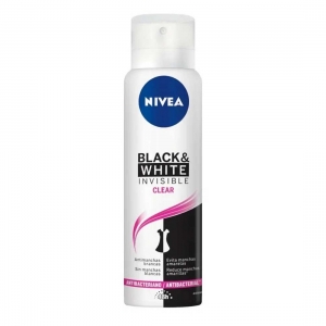 Desodorante Feminino Aerosol Invisible Black & White 48h 150ml - Nivea