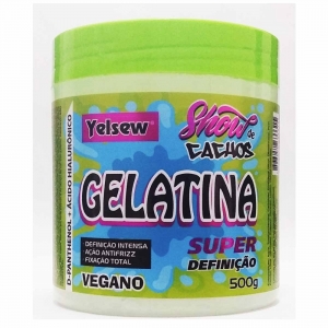Gelatina Show de Cachos D-Pantenol + Ácido Hialurônico 500G - Yelsew