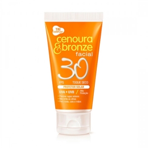 Protetor Solar Facial FPS 30 50g - Cenoura & Bronze