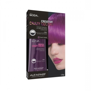 Tonalizante Creative Crazy Colors Dark Violet Alta Moda 120g - Alfaparf