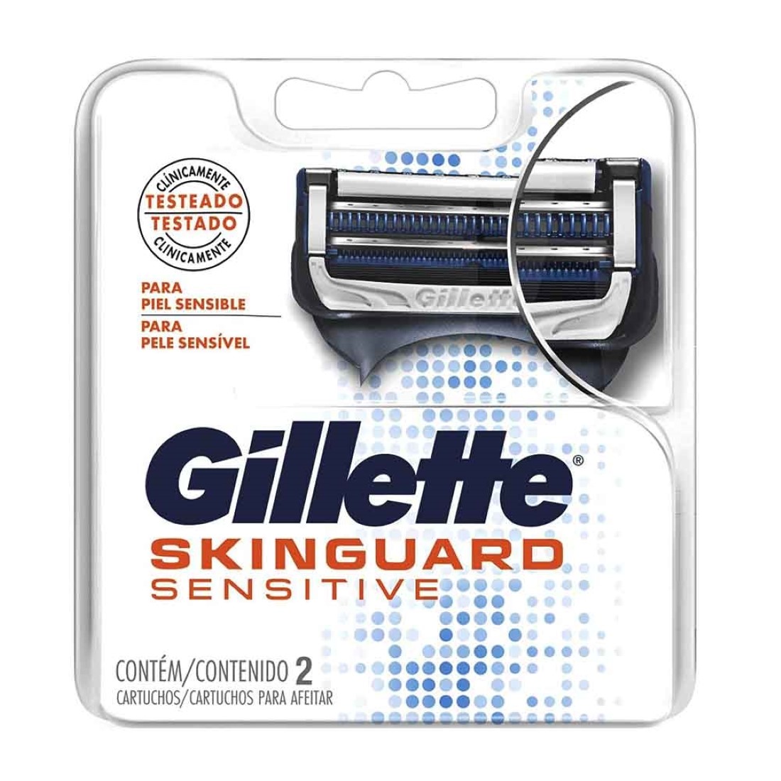 Carga Skinguard Sensitive com 2 Cartuchos - Gillette